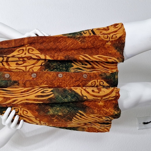 Silver Moon Creations Maui Babydoll Academia W/Pockets Mini Dress Size S - Picture 3 of 14